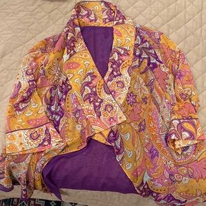 Anthro Paisley Kimono Jacket